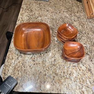 Wooden bowls